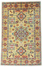 Kazak Fine Rug 96X154 Wool Yellow/Beige Small Carpetvista