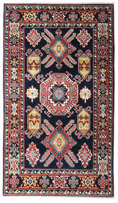  Kazak Fine Covor 99X172 Negru/Roşu Carpetvista