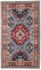 Tapete Kazak Fine 198X332 Vermelho/Cinzento (Lã, Afeganistão)