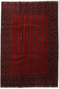 Afghan Fine Teppe 201X290 Mørk Rød Ull, Afghanistan Carpetvista