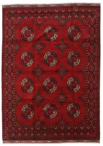 Tappeto Afghan Fine 203X277 Rosso Scuro/Rosso (Lana, Afghanistan)