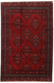 Afghan Fine Teppich 194X290 Dunkelrot/Rot Wolle, Afghanistan Carpetvista