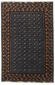  199X297 Medallion Afghan Fine Rug Wool, Carpetvista