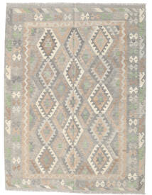  Oriental Kilim Afghan Old Style Rug 177X236 Beige/Yellow Wool, Afghanistan Carpetvista