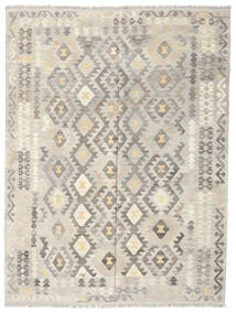  Kelim Afghan Old Stil 185X245 Wollteppich Beige/Grau Carpetvista