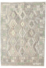  Orientalischer Kelim Afghan Old Stil Teppich 172X242 Beige/Gelb Wolle, Afghanistan Carpetvista