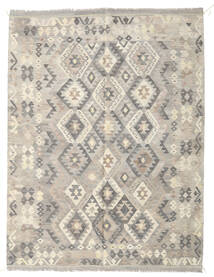  Oriental Kilim Afghan Old Style Rug 182X234 Beige/Grey Wool, Afghanistan Carpetvista