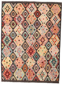 178X244 絨毯 キリム アフガン オールド スタイル オリエンタル 茶色/ベージュ (ウール, アフガニスタン) Carpetvista