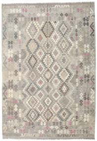 205X297 Kelim Afghan Old Stil Teppich Orientalischer Beige/Orange (Wolle, Afghanistan) Carpetvista