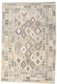 197X290 Kilim Afghan Old Style Rug Oriental Beige/Grey (Wool, Afghanistan) Carpetvista