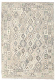 202X290 Kelim Afghan Old Stil Teppich Orientalischer Beige/Orange (Wolle, Afghanistan) Carpetvista