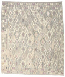  Kilim Afegão Old Style Tapete 264X302 Lã Bege/Laranja Grande Carpetvista