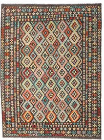  Kelim Afghan Old Style Teppe 259X341 Brun/Beige Carpetvista