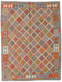  Kilim Afghan Old Style Rug 149X194 Wool Brown/Grey Small Carpetvista