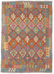  125X173 Klein Kelim Afghan Old Stil Teppich Wolle, Carpetvista