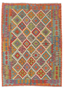  124X169 Klein Kelim Afghan Old Stil Teppich Wolle, Carpetvista