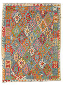  Kilim Afghan Old Style Alfombra 151X197 De Lana Gris/Beige Pequeño Carpetvista