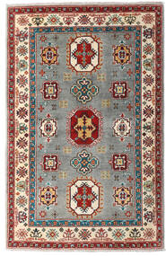 99X150 Kazak Fine Teppich Orientalischer Rot/Grau (Wolle, Pakistan) Carpetvista