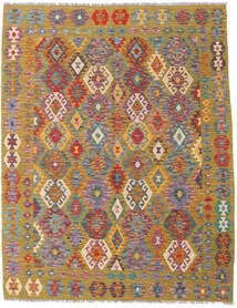 絨毯 キリム アフガン オールド スタイル 158X201 オレンジ/ベージュ (ウール, アフガニスタン)