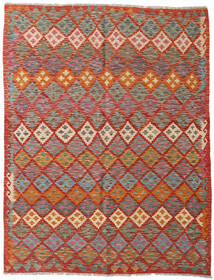 Tapis Kilim Afghan Old Style 151X198 Rouge/Orange (Laine, Afghanistan)