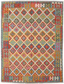 105X148 絨毯 オリエンタル キリム アフガン オールド スタイル ベージュ/グレー (ウール, アフガニスタン) Carpetvista