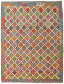  104X157 Kelim Afghan Old Stil Teppich Grau/Beige Afghanistan Carpetvista