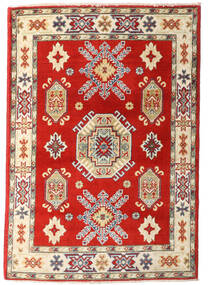 Kazak Fine Teppich 83X120 Rot/Beige Wolle, Afghanistan Carpetvista