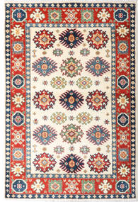 82X124 Tapete Kazak Fine Oriental Bege/Vermelho (Lã, Afeganistão) Carpetvista