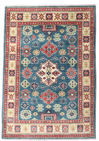85X125 Kazak Fine Rug Oriental Blue/Red (Wool, Pakistan) Carpetvista