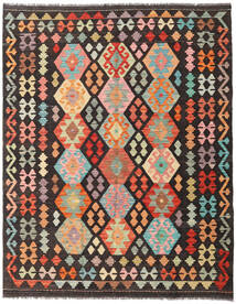 絨毯 キリム アフガン オールド スタイル 154X198 茶色/グレー (ウール, アフガニスタン)