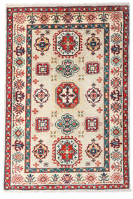 Kazak Fine Teppich 81X121 Beige/Rot Wolle, Afghanistan Carpetvista