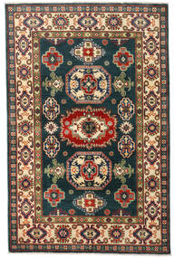  Kazak Fine Teppich 120X184 Dunkelblau/Rot Carpetvista