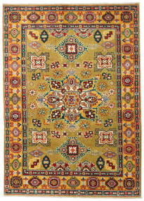  Orientalischer Kazak Fine Teppich 154X214 Orange/Grün Wolle, Pakistan Carpetvista
