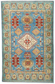 119X188 絨毯 オリエンタル カザック Fine ブルー/グレー (ウール, パキスタン) Carpetvista
