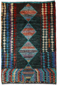 Moroccan Berber - Afghanistan Teppich 90X133 Dunkelgrau/Braun Wolle, Afghanistan Carpetvista