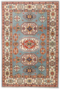 Tapete Oriental Kazak Fine 122X185 Bege/Cinzento (Lã, Afeganistão)