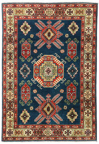  Kazak Fine Rug 126X184 Red/Dark Blue Carpetvista