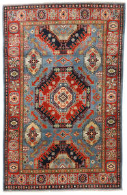117X185 Tapete Oriental Kazak Fine Vermelho/Vermelho Escuro (Lã, Afeganistão) Carpetvista