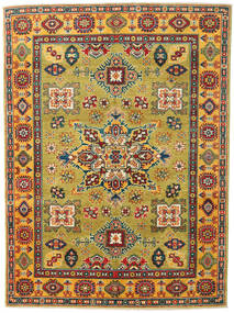 150X203 Tapete Kazak Fine Oriental Laranja/Verde (Lã, Afeganistão) Carpetvista