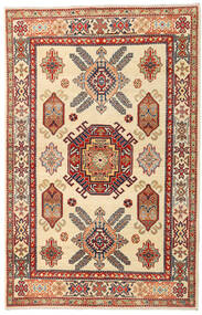  Kazak Fine Tapete 119X186 Lã Bege/Vermelho Pequeno Carpetvista
