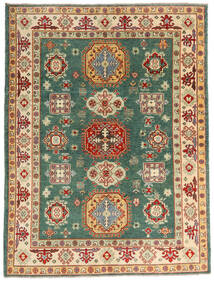 絨毯 オリエンタル カザック Fine 148X198 グリーン/ベージュ (ウール, アフガニスタン)