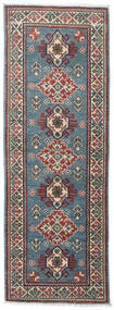Kazak Fine Teppich 62X175 Läufer Grau/Rot Wolle, Pakistan Carpetvista