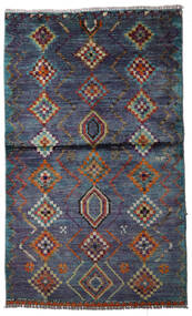 Moroccan Berber - Afghanistan Vloerkleed 84X140 Donkergrijs/Donkerblauw Wol, Afghanistan Carpetvista