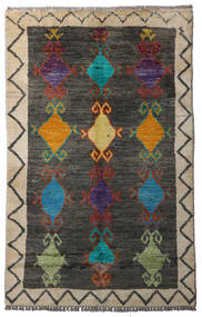  Moroccan Berber - Afghanistan 84X134 Wool Rug Dark Grey/Light Grey Small Carpetvista