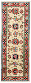  Kazak Fine Rug 63X176 Wool Beige/Red Small Carpetvista