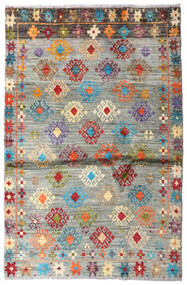 93X141 絨毯 Moroccan Berber - Afghanistan モダン グレー/ダークグレー (ウール, アフガニスタン) Carpetvista