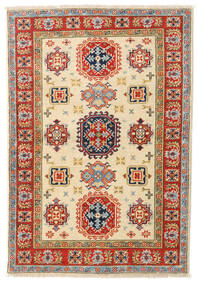  97X140 Kazak Fine Teppich Beige/Rot Afghanistan Carpetvista