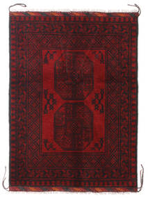  Afghan Fine Covor 85X115 Lână Dark Red Mic Carpetvista