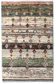 Moroccan Berber - Afghanistan Rug 88X135 Beige/Brown Wool, Afghanistan Carpetvista