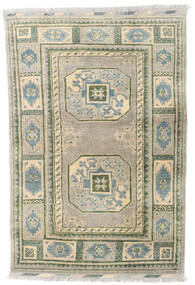  96X139 Medaillon Klein Afghan Fine Teppich Wolle, Carpetvista